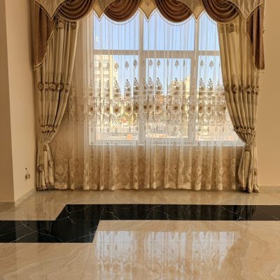 SET DRAPERIE MĂTASE BAROCCO, PERDEA TULL BRODATĂ .                                             Cod.  Produs:180587