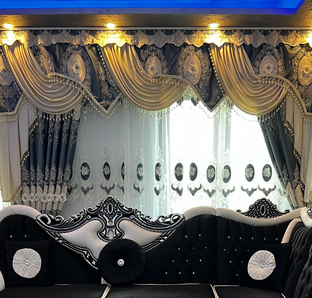 perdele si draperii draperie roma turqoaz