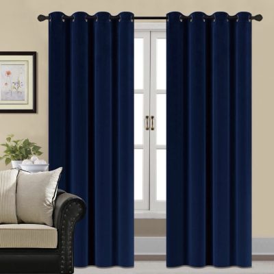 SET DRAPERIE CATIAFEA CULOARE ALBASTRU ÎNCHIS.       Cod  Produs: 54787