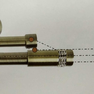 Galerie dubla auriu antic metalică inclus accesorii. Cod produs: 228